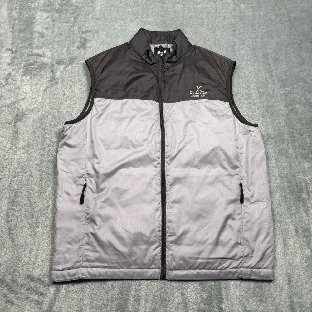 FootJoy Men's Full Zip Thermal-Insulated Vest Men's Medium Golf Trophy Club